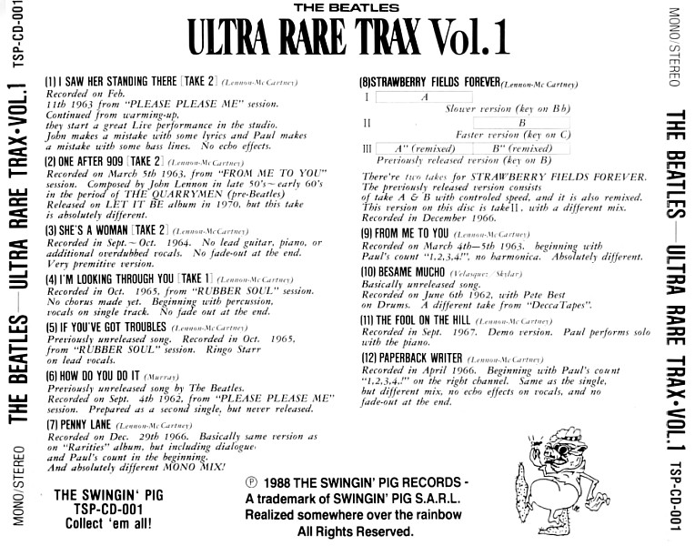 Ultra Rare Trax Vol.1