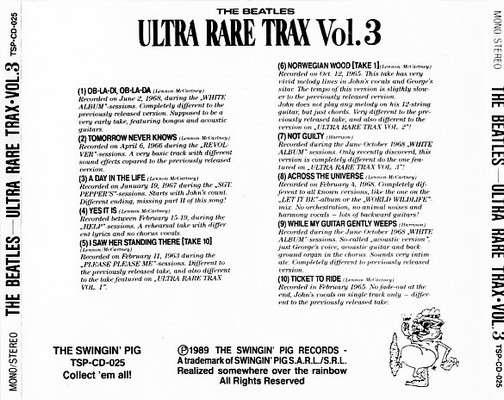 Ultra Rare Trax Vol.3