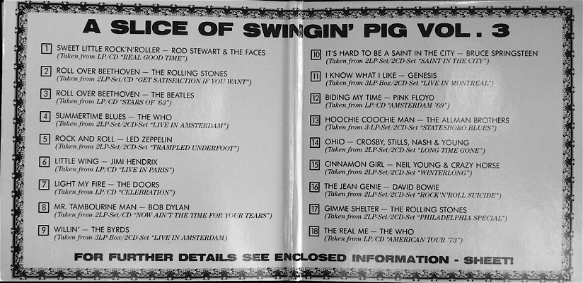 A slice of Swingin Pig Vol.3